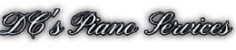 Stylized &ldquo;H&rsquo;s Piano Services&rdquo; logo in black script on a light background