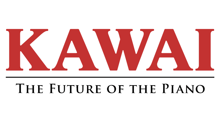 KAWAI logo in red with the tagline “The Future of the Piano” in black