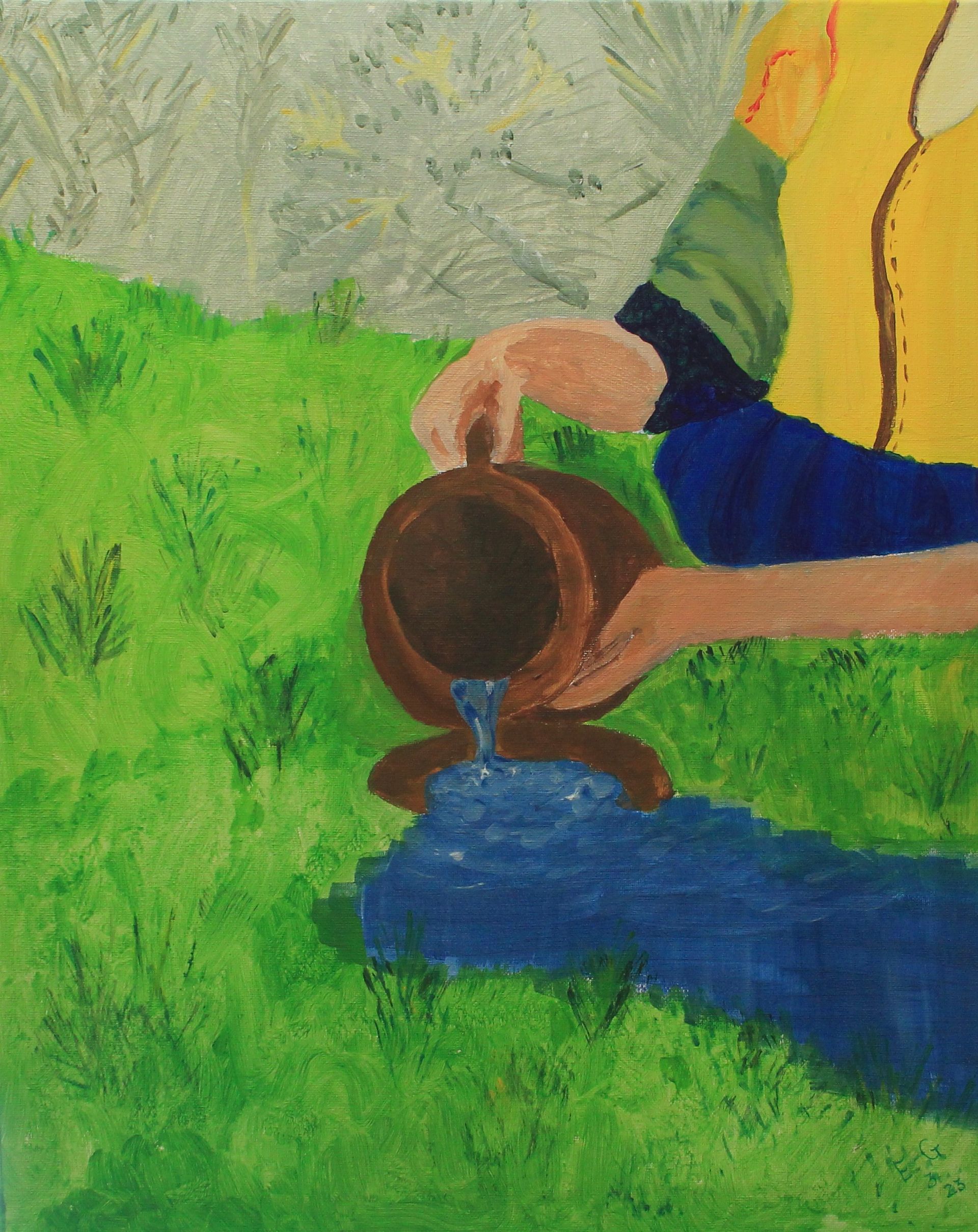 Schilderij melkmeisje