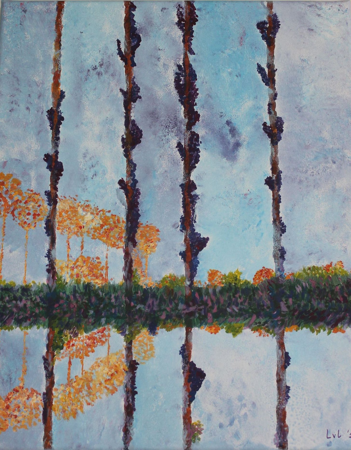 schilderij met acrylverf