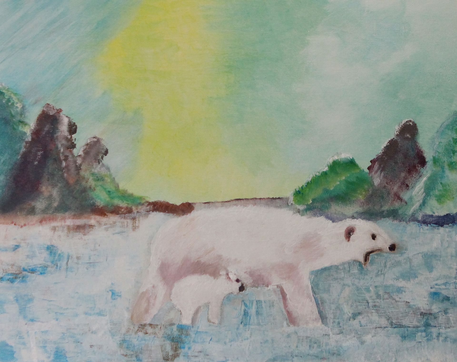 schilderij ijsbeer