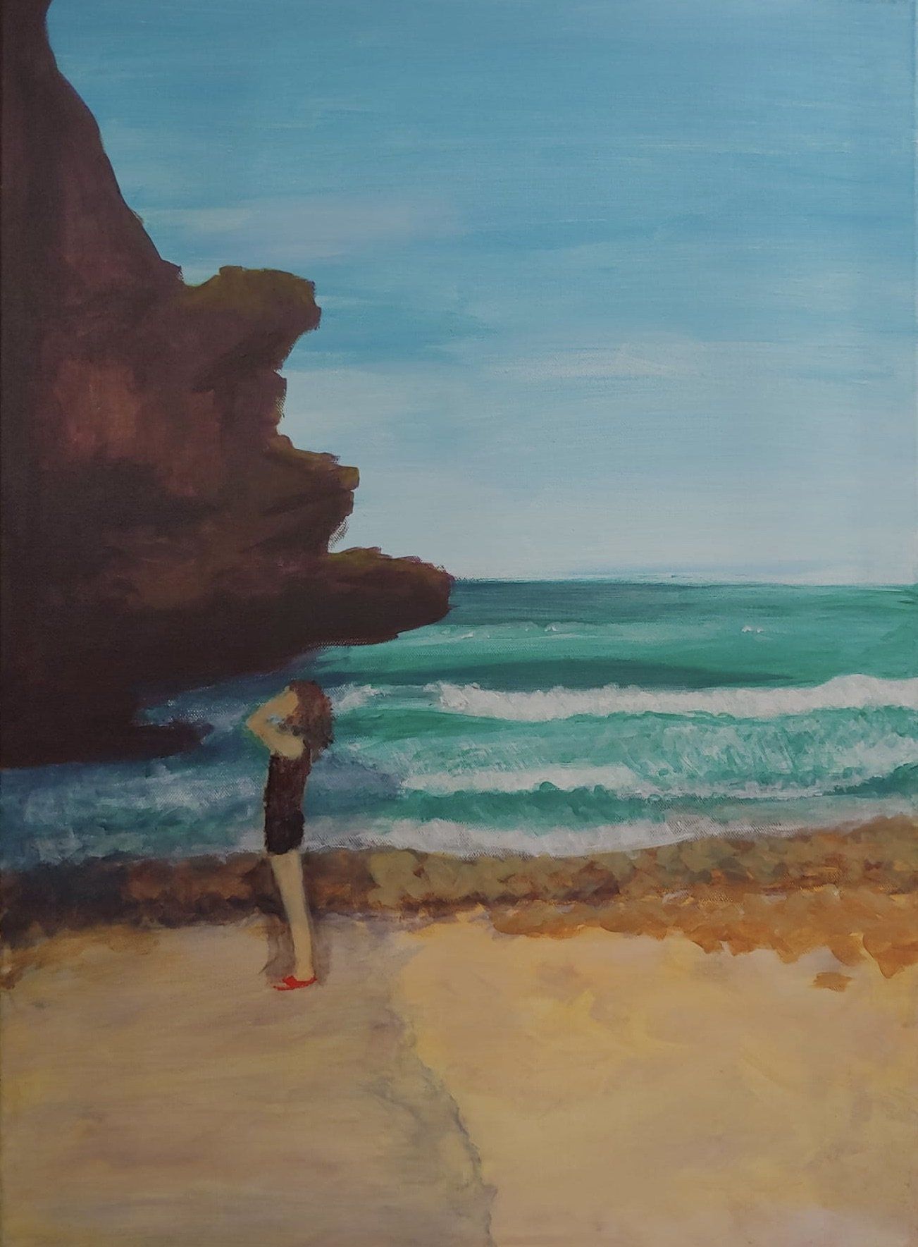 schilderij strand