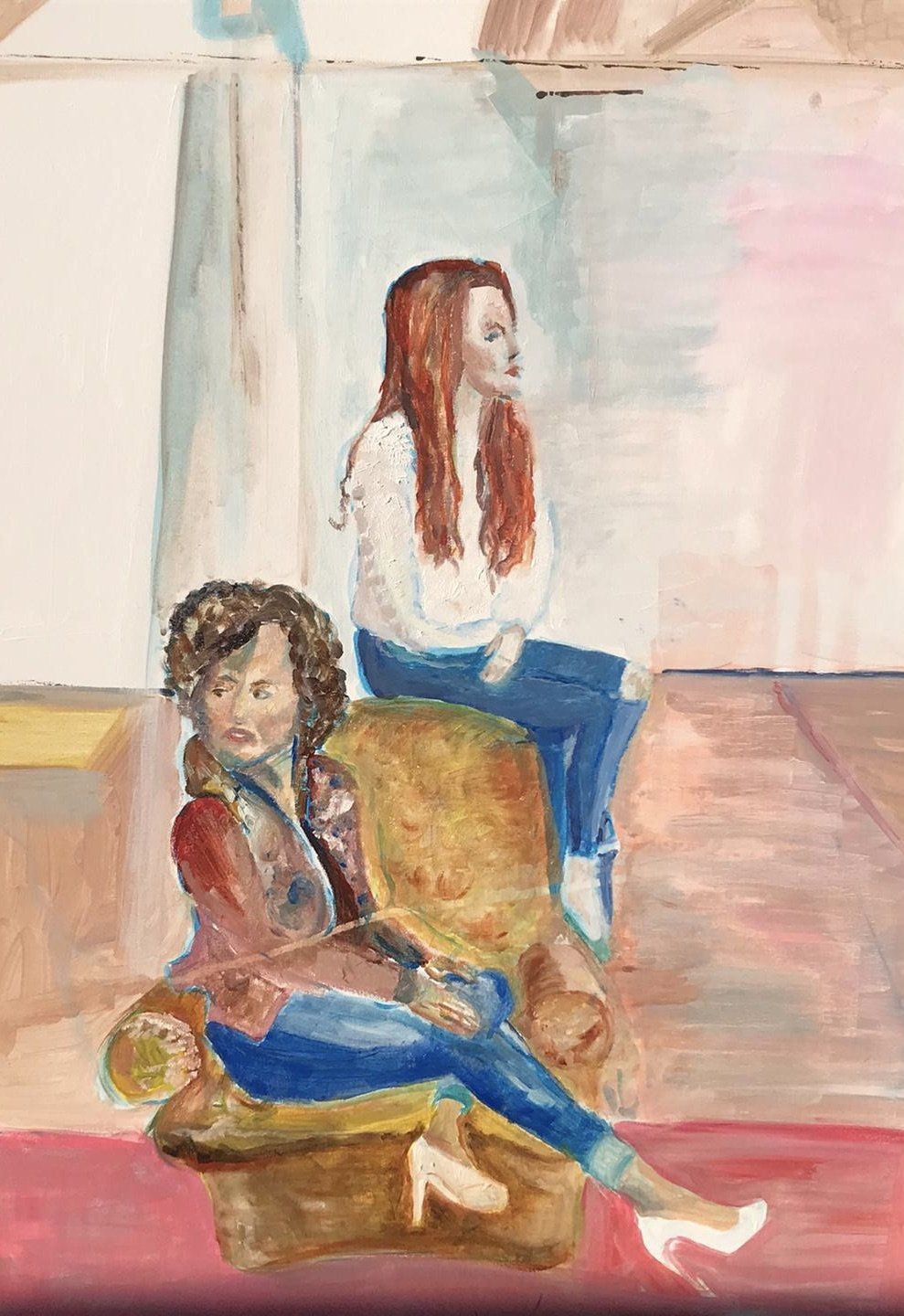 schilderij vriendinnnen