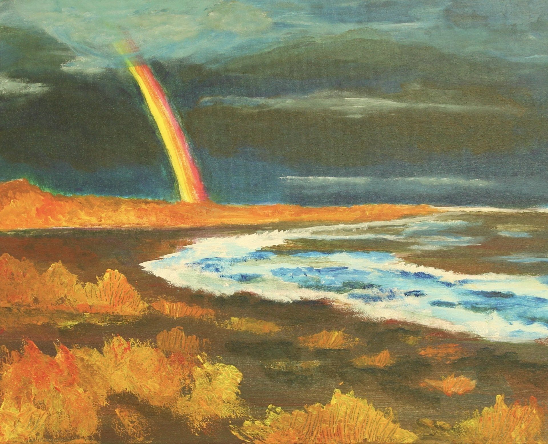 schilderij regenboog