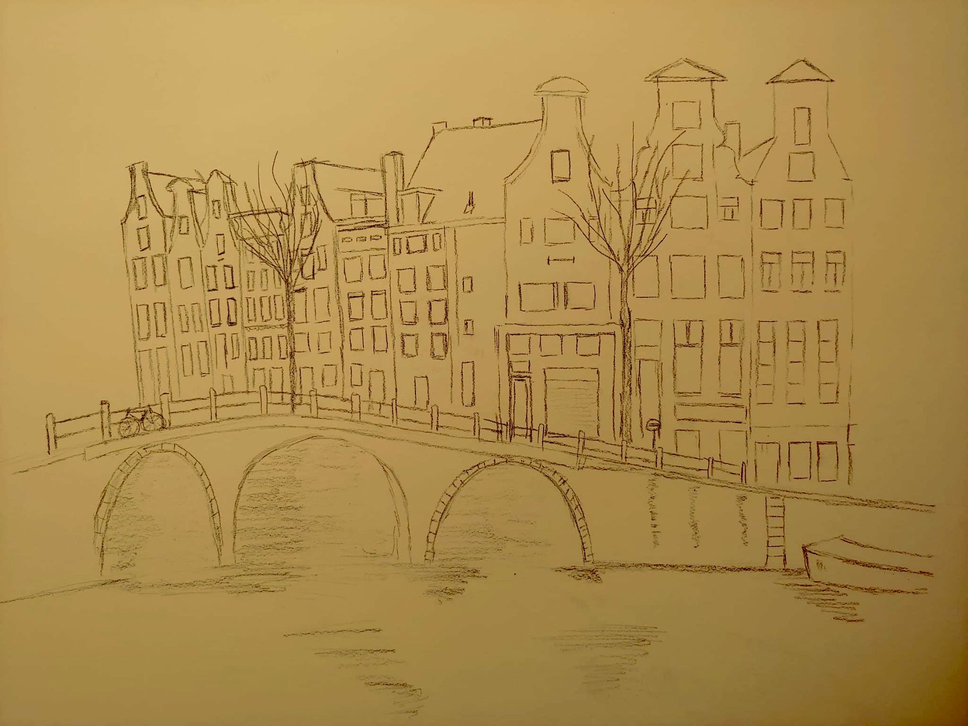 tekening woestijn