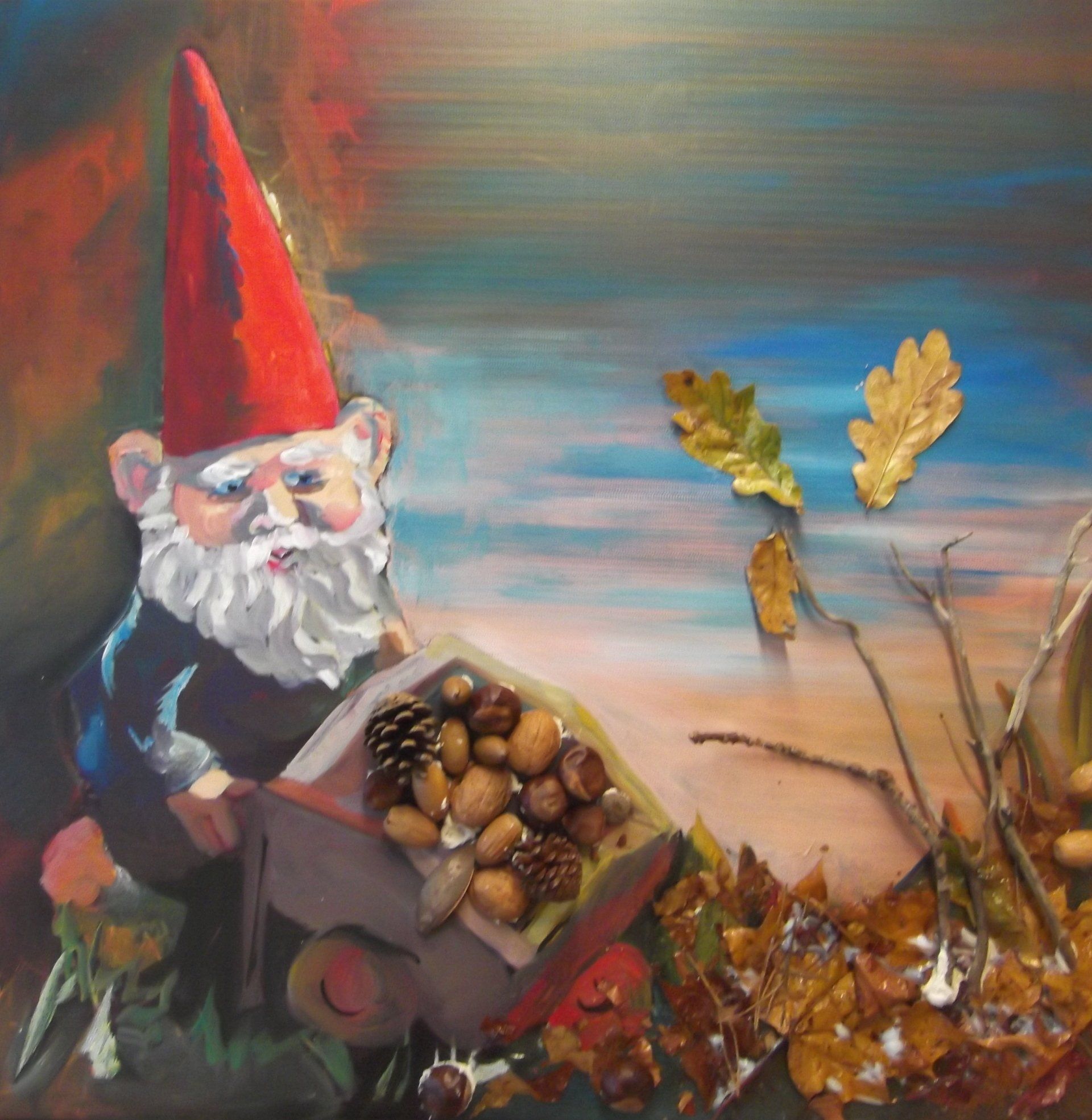 Herfstworkshop in de herfstvakantie met mixed media
