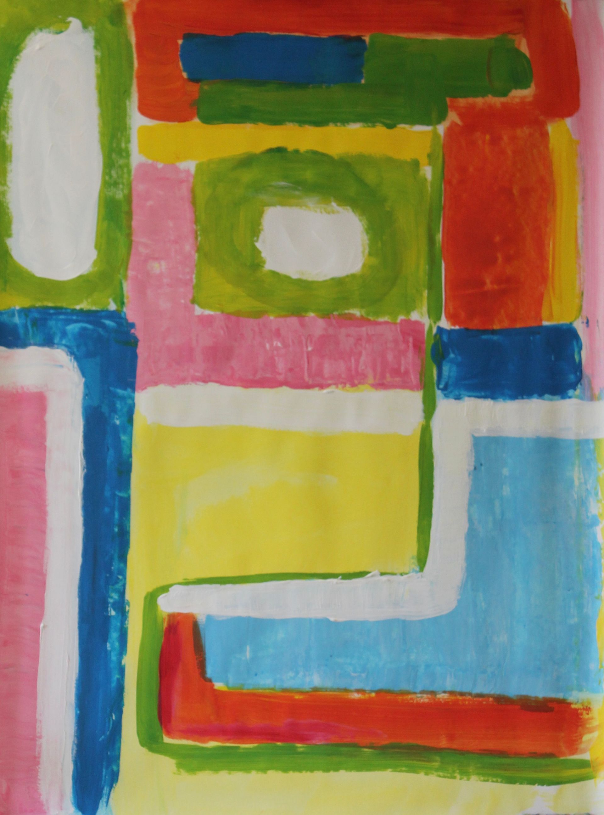Abstract schilderij
