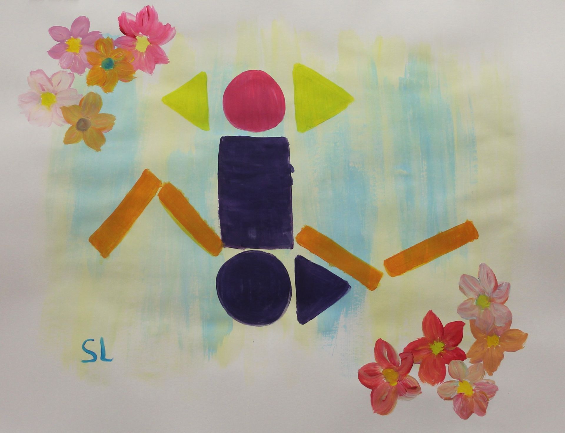 schilderij met acrylverf
