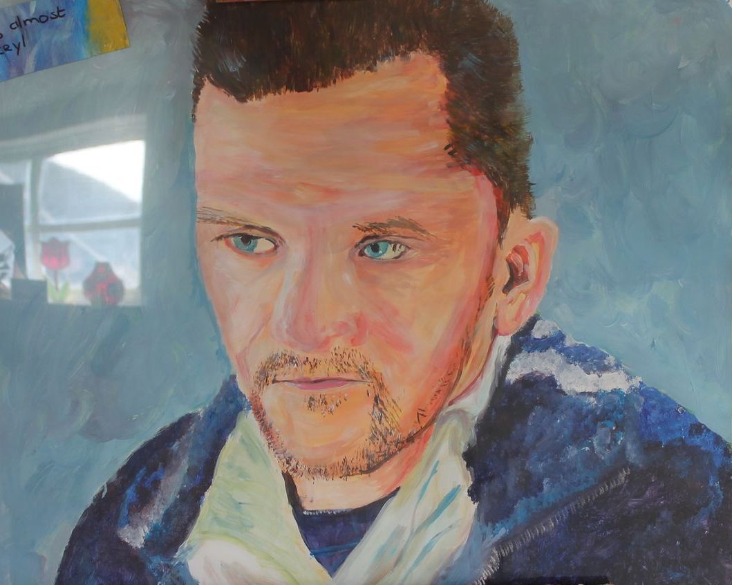 schilderij met acrylverf