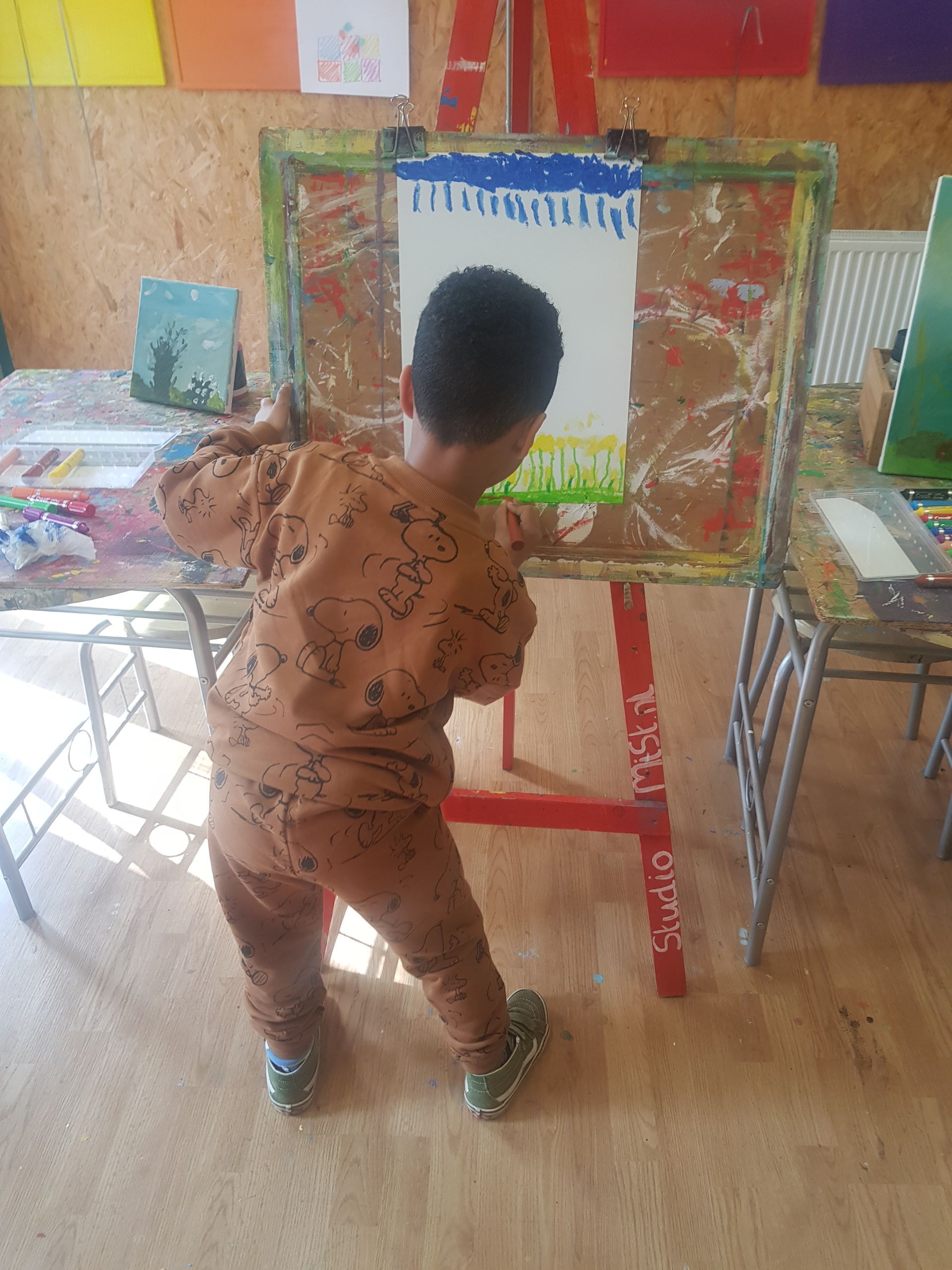 Kunstlessen voor kinderen tot en met 6 jaar