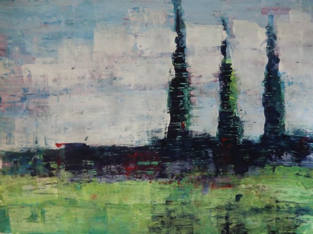 schilderij bomen