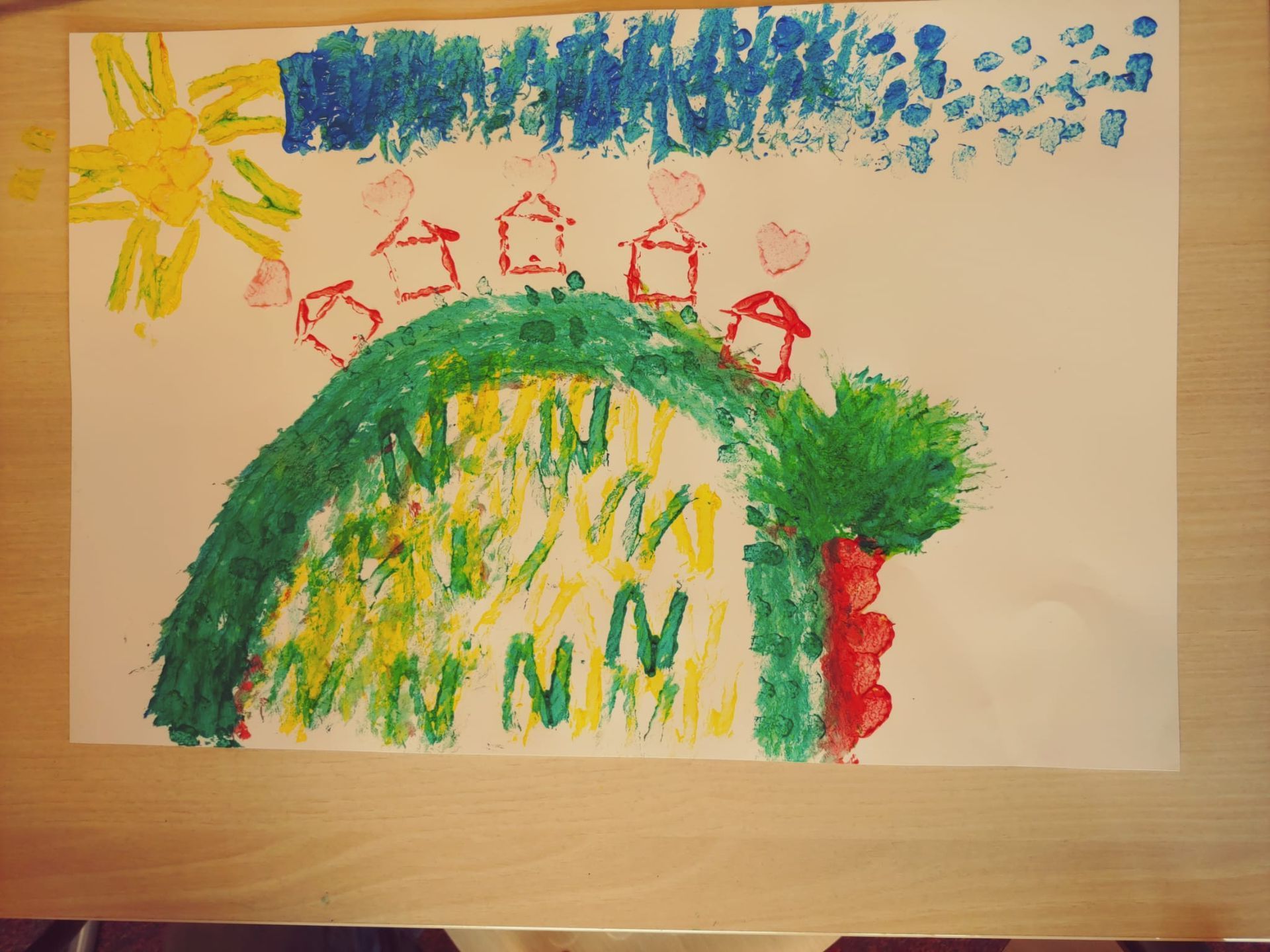 Een kindertekening 