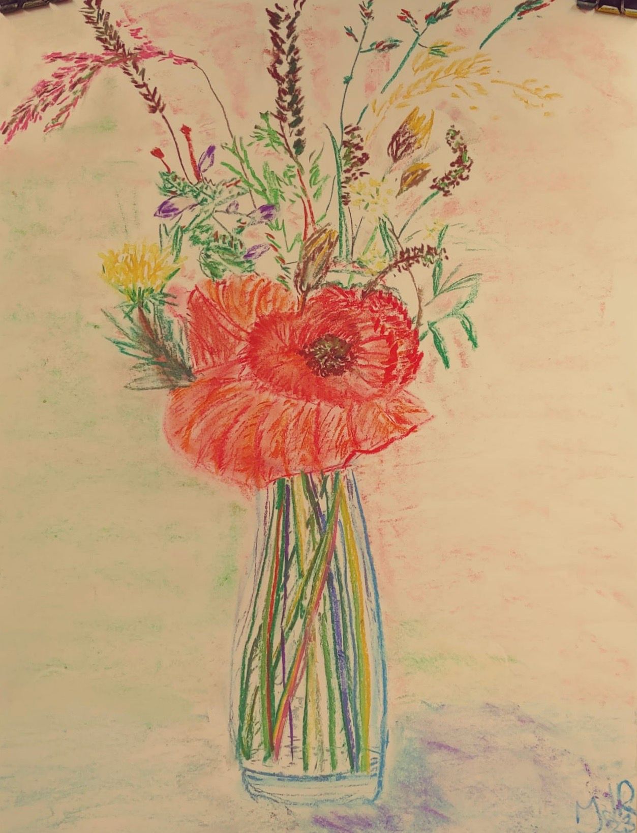 tekening bloemen