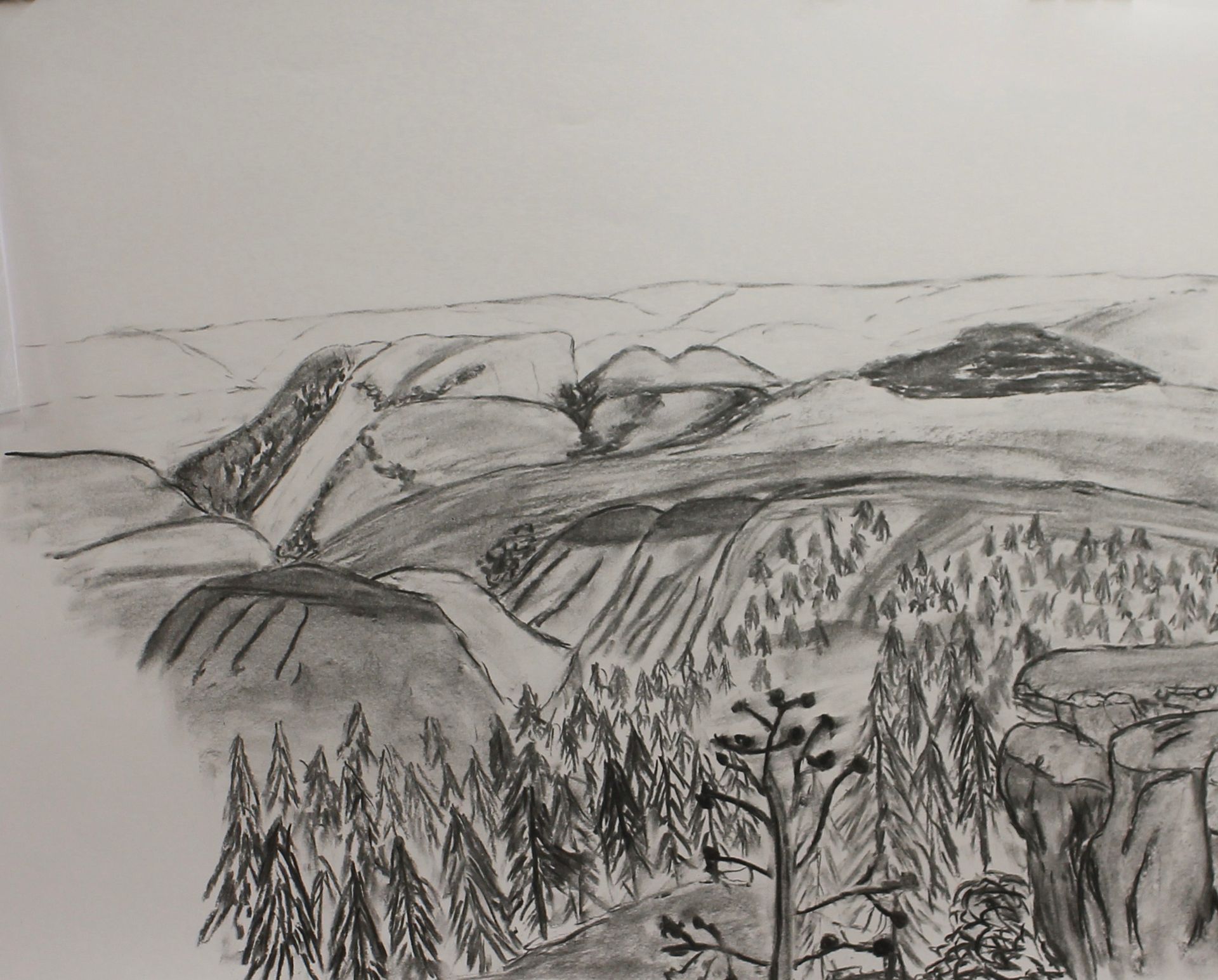 tekening amsterdamse gracht