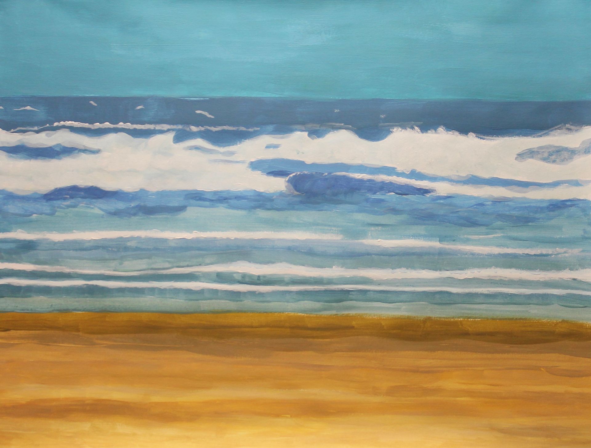 Schilderij van de zee