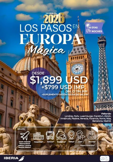 Anuncio de viaje del tour 