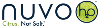 A logo for nuvo that says citrus not salt