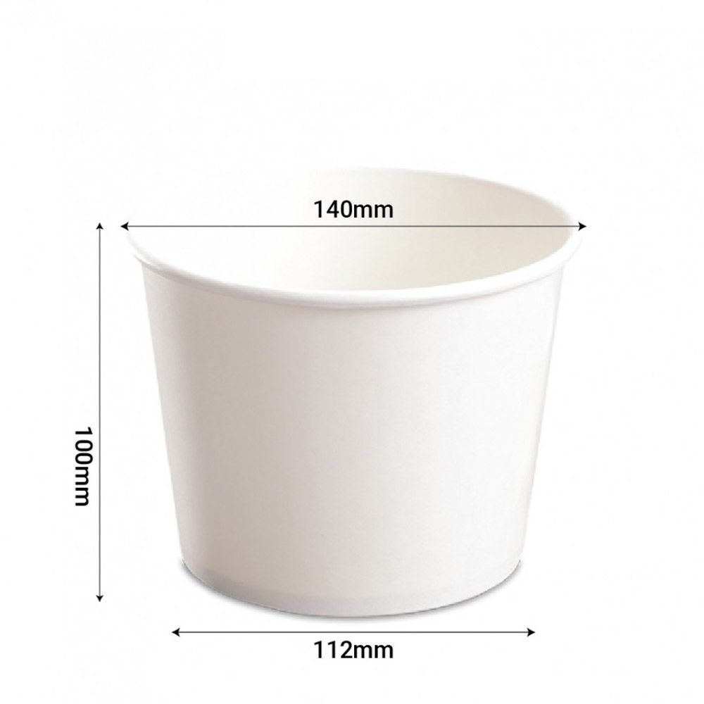 1000cc Paper Bowl (White)