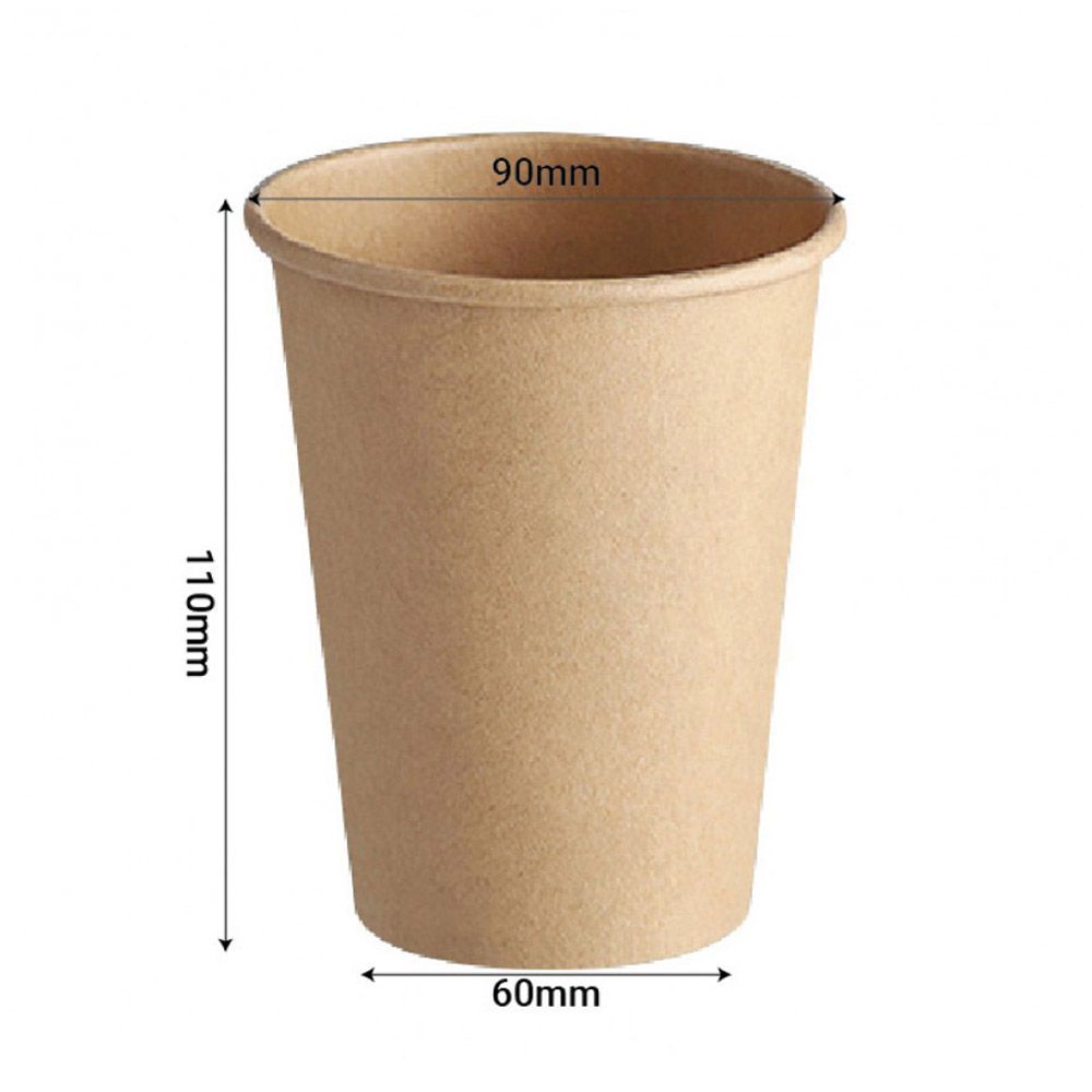 12oz Single Wall Cup (Brown)