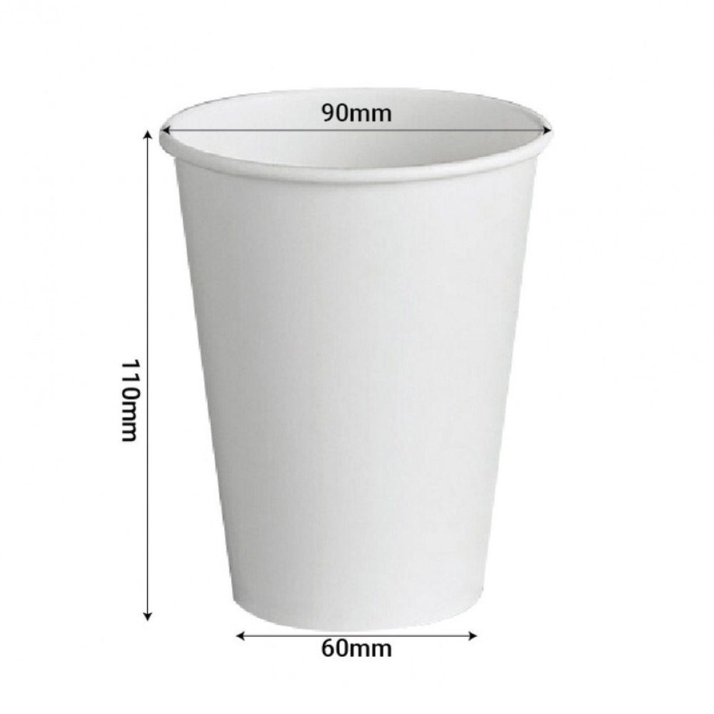 12oz Single Wall Cup (White)