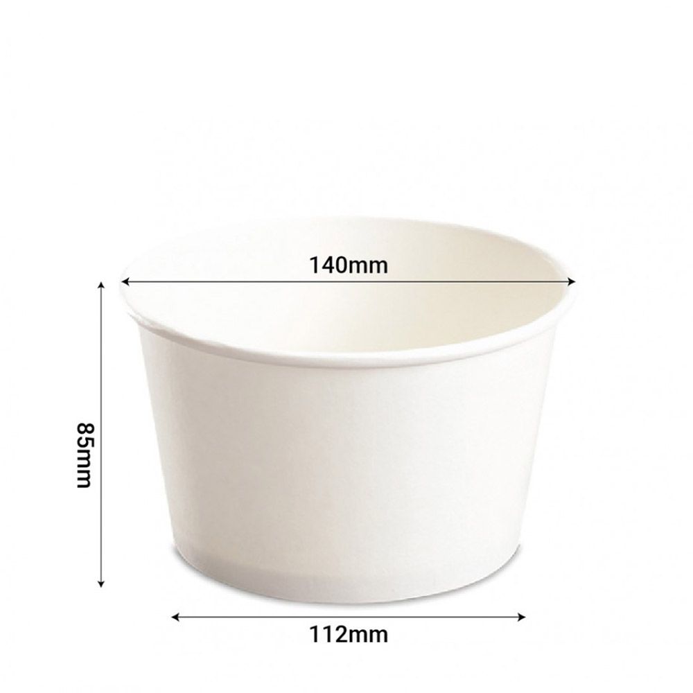 850cc Paper Bowl (White)