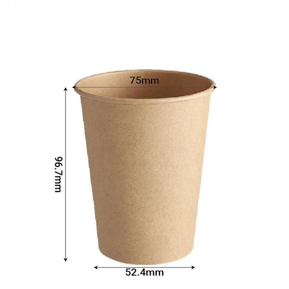 9oz Single Wall Cup (Brown)