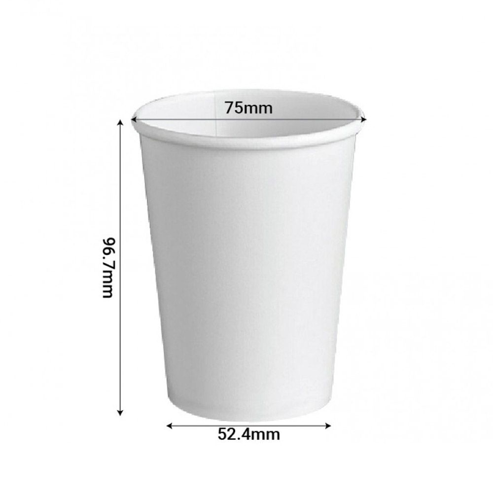 9oz Single Wall Cup (White)