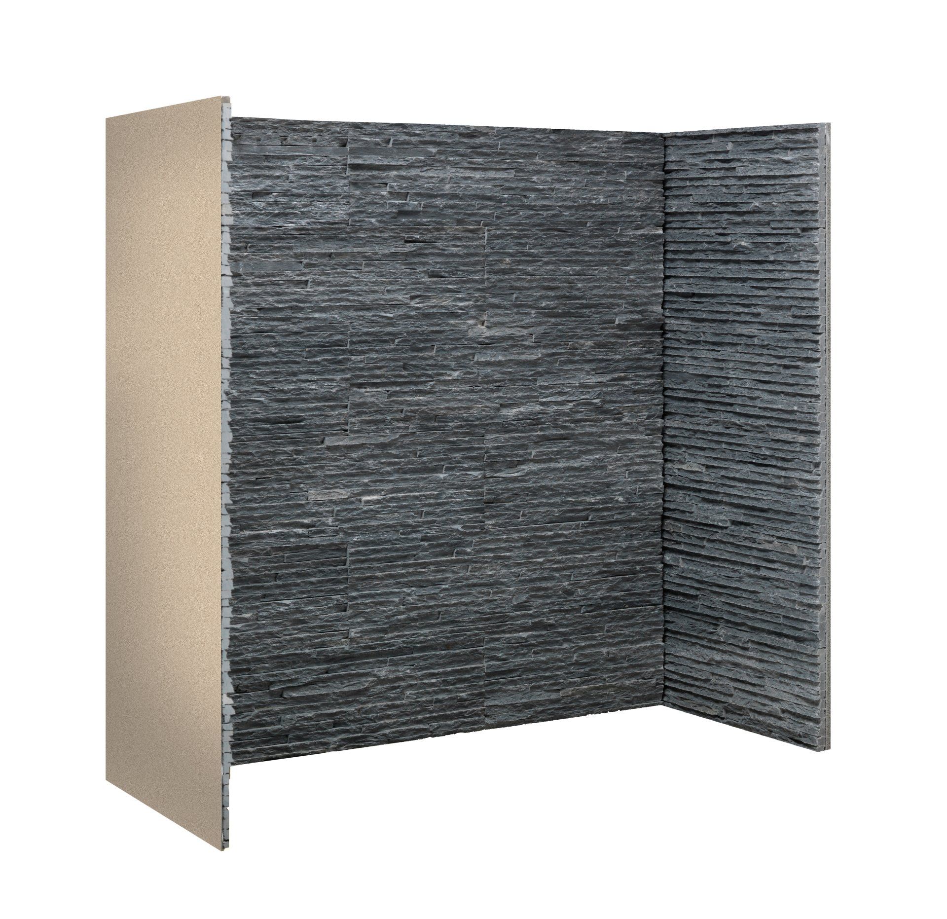 Charcoal Slate Waterfall Chamber