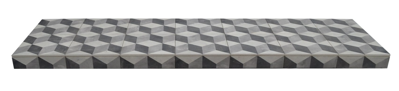 Cube Ceramic Tile Hearth