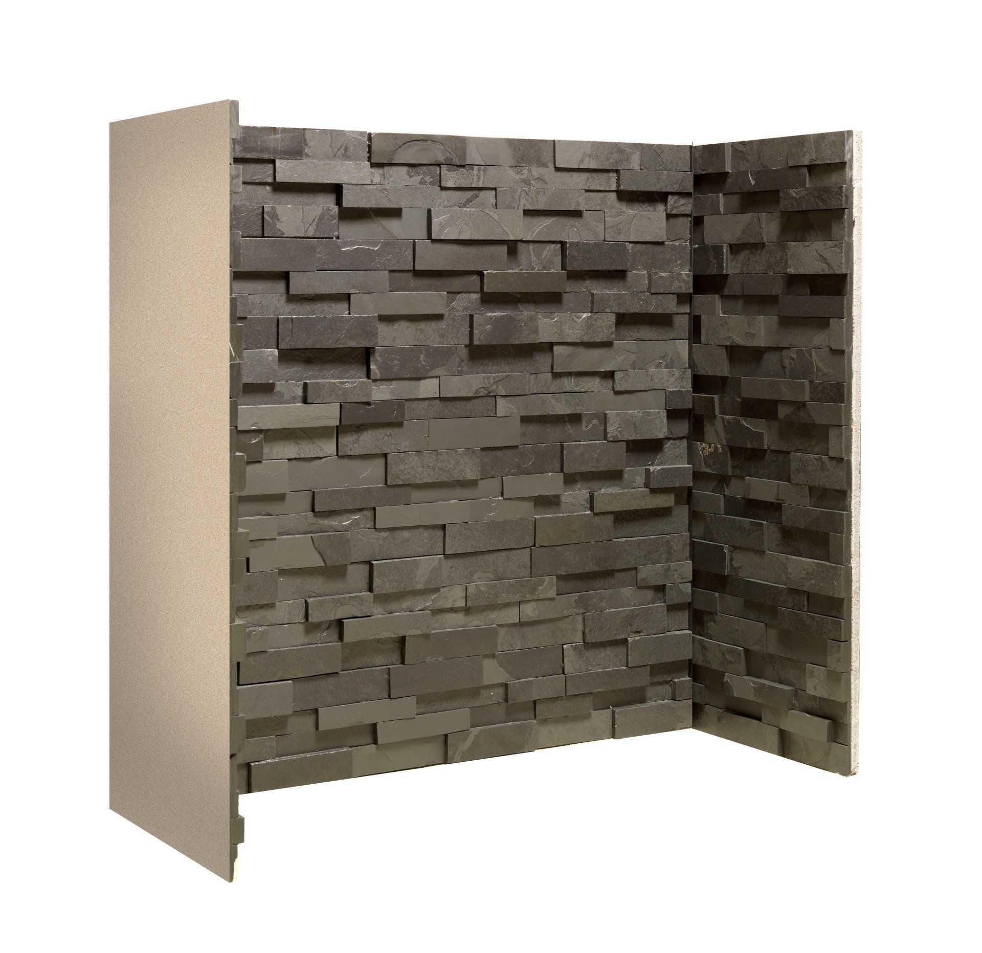 Staggered Black Slate Chamber