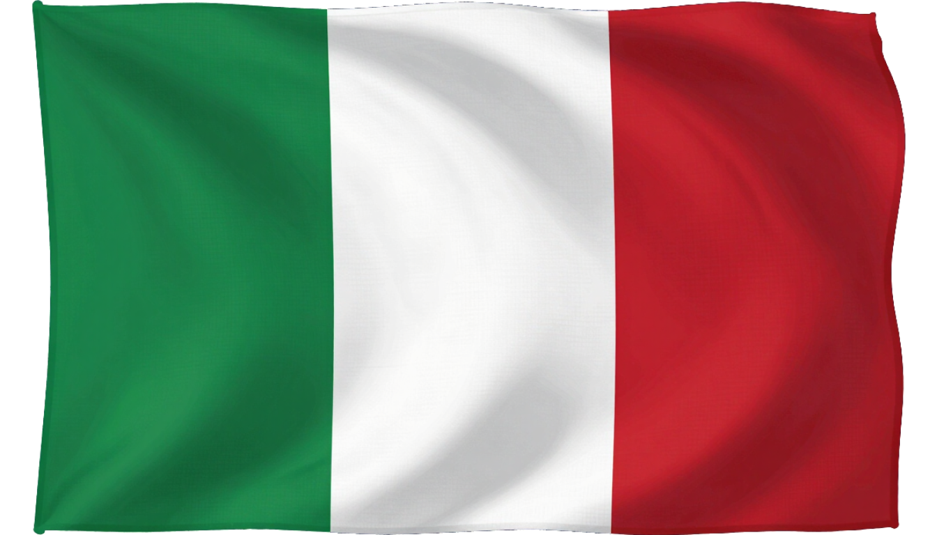 Logo con un cerchio rosso contenente la scritta