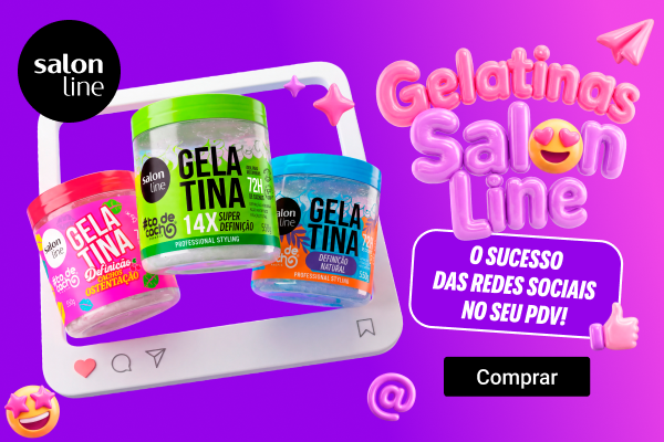 Gelatinas Salon Line #todecacho em destaque para vendas no PDV