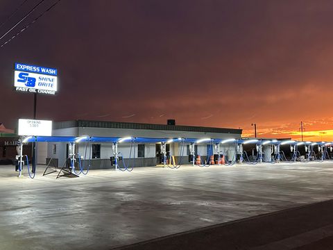 Shine Brite Lube Center & Car Wash inSan Angelo, Texas