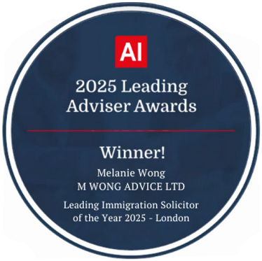 Leading Immigration Solicitor
London 2025 | Melanie Wong