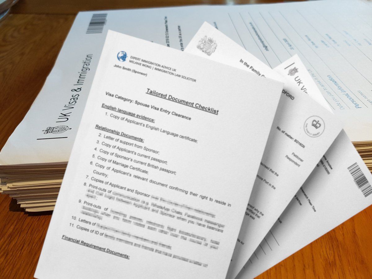 Visa Document Checklist