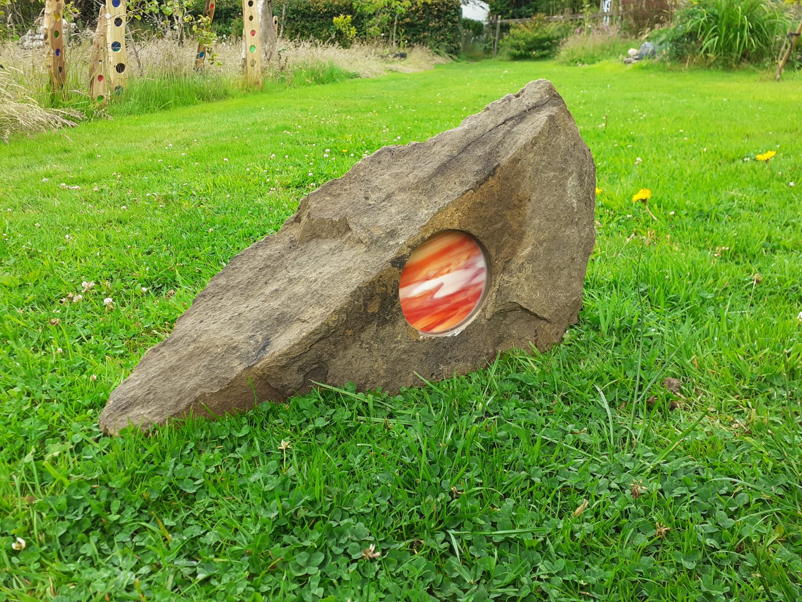 Lucian Stained Glass Stone and Glass sculptures