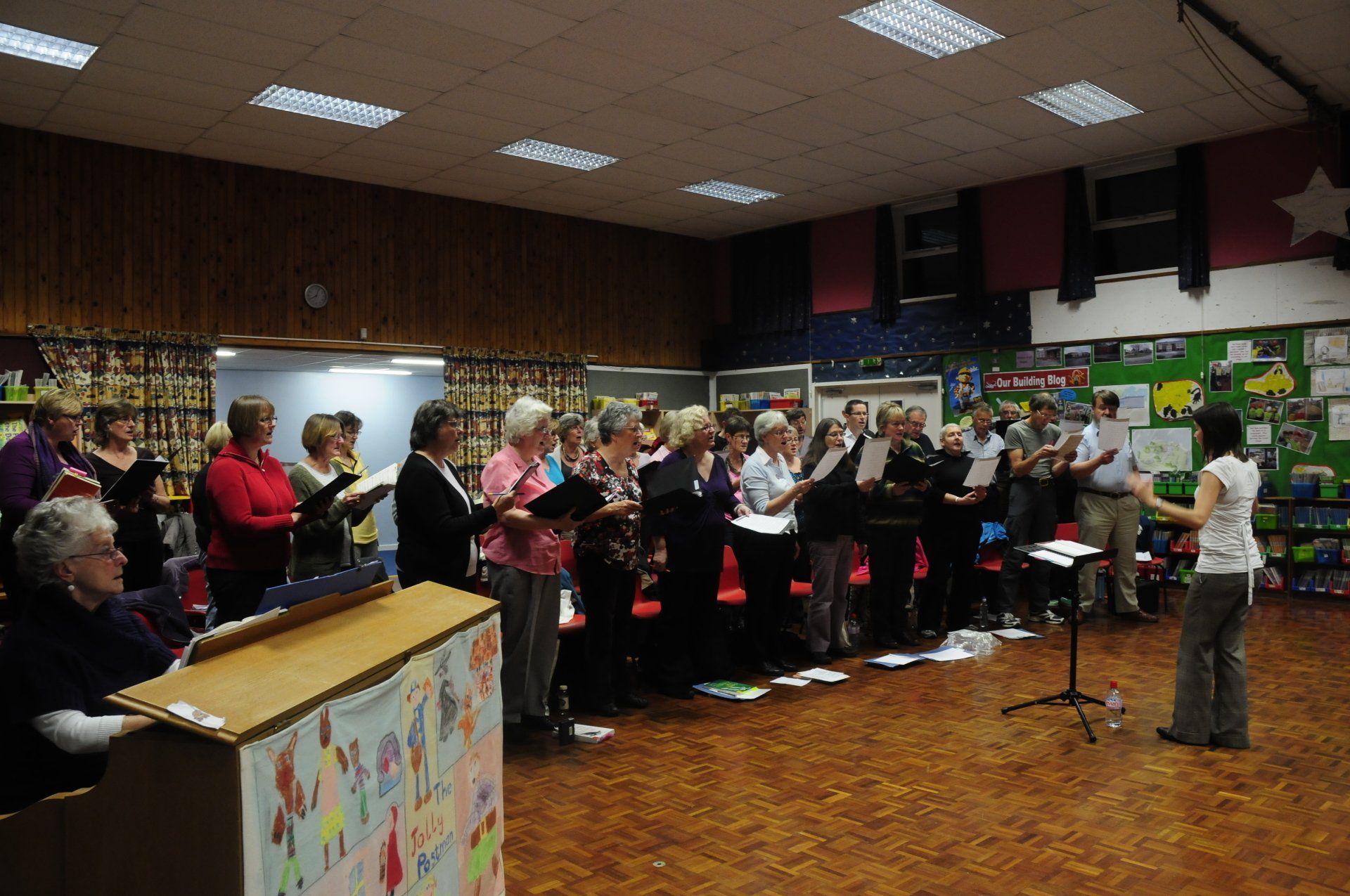 Rehearsal @ All Saints school