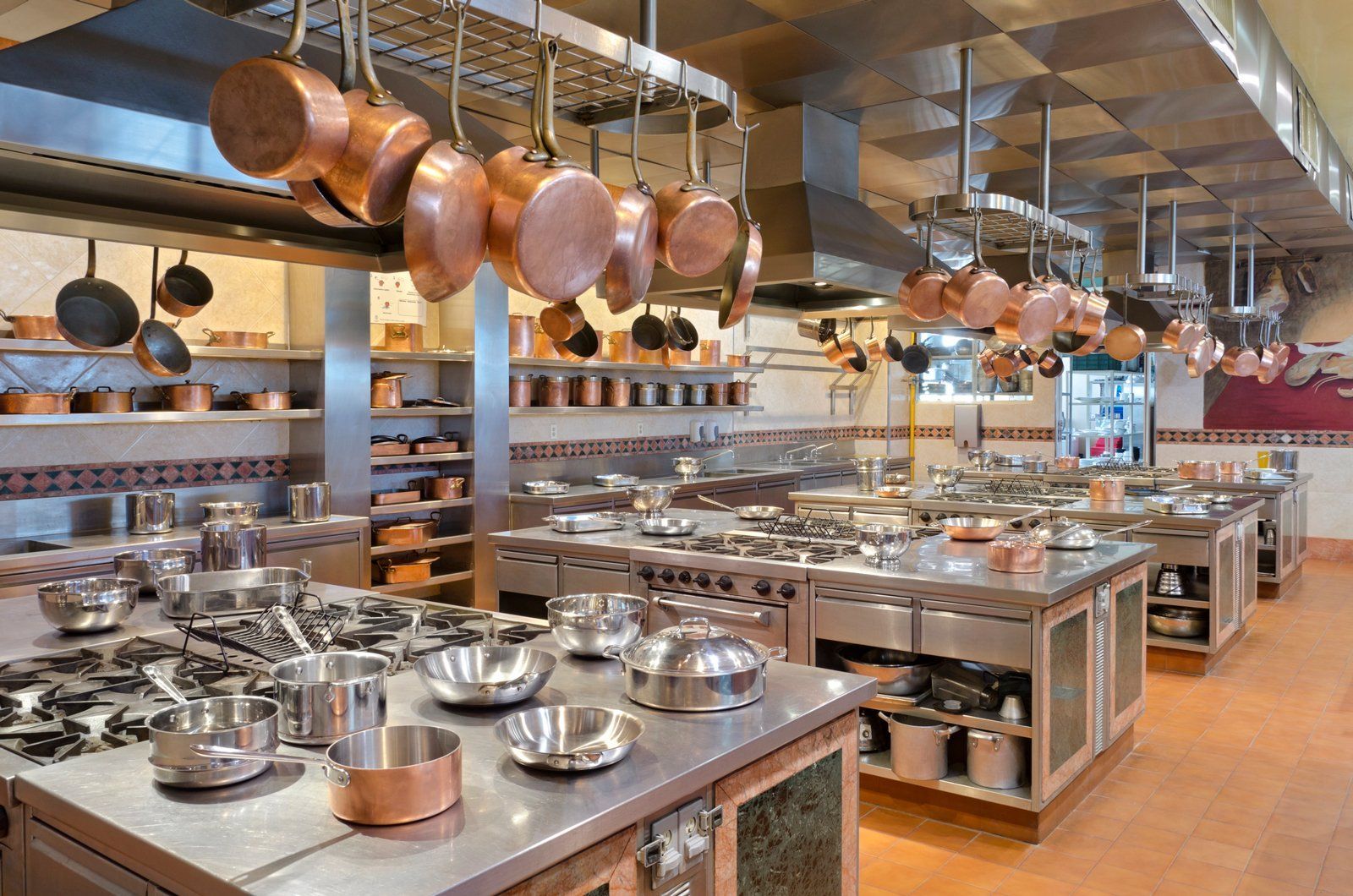 Commercial kitchen deep cleaning and floor degreasing