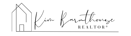 Logo with a house outline and 