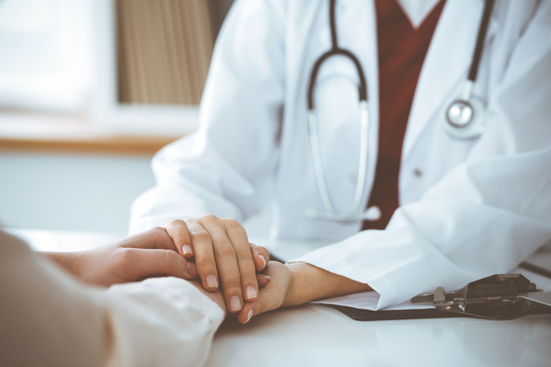 provider caring for patient with empathy