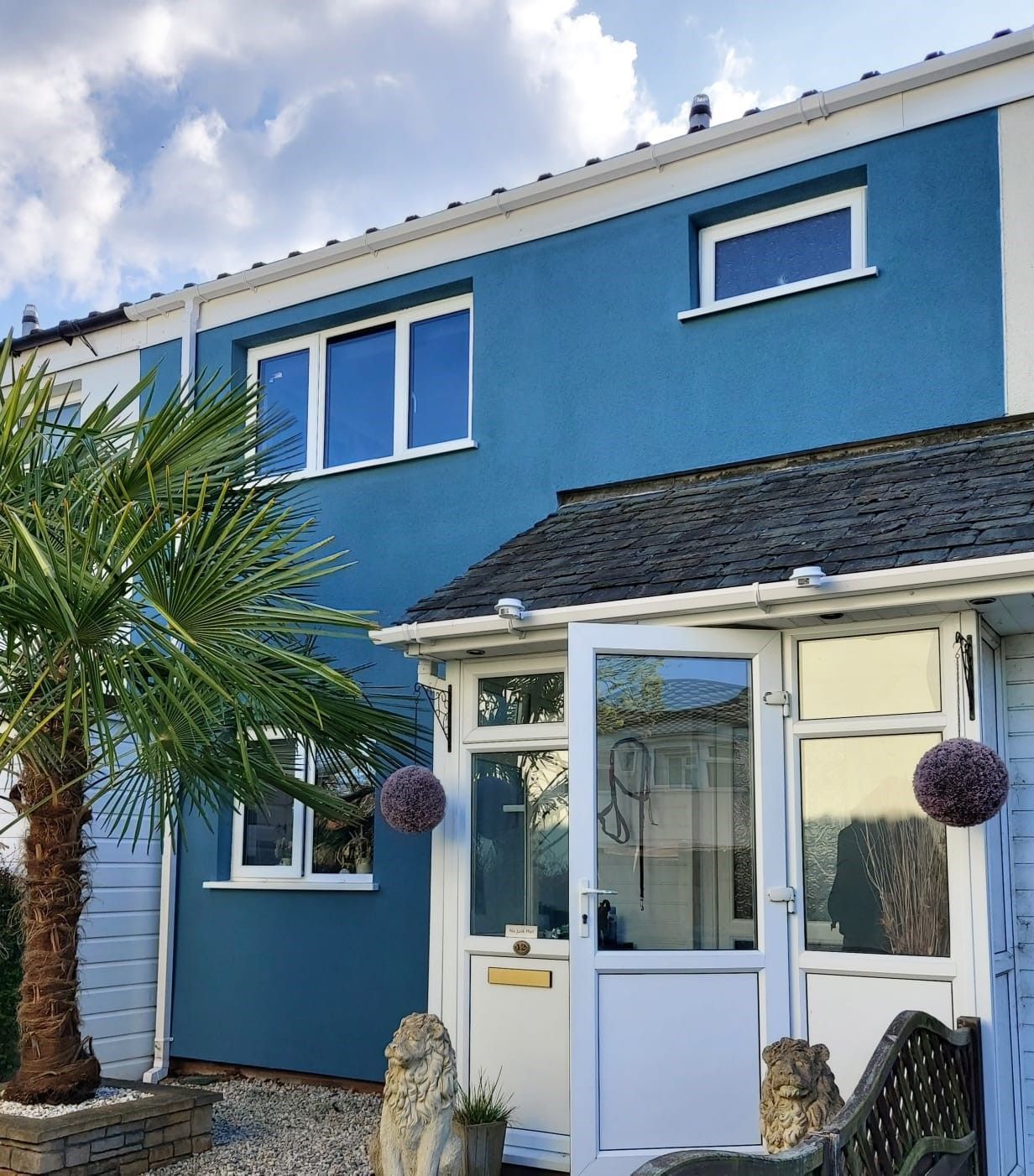 Blue house