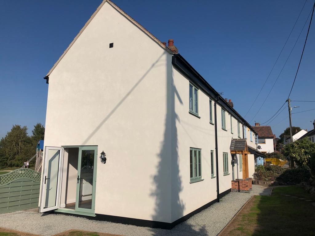 Renovated house with external render