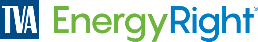 Explore TVA EnergyRight Rebates TVA EnergyRight logo in blue, green, and yellow text on a white background