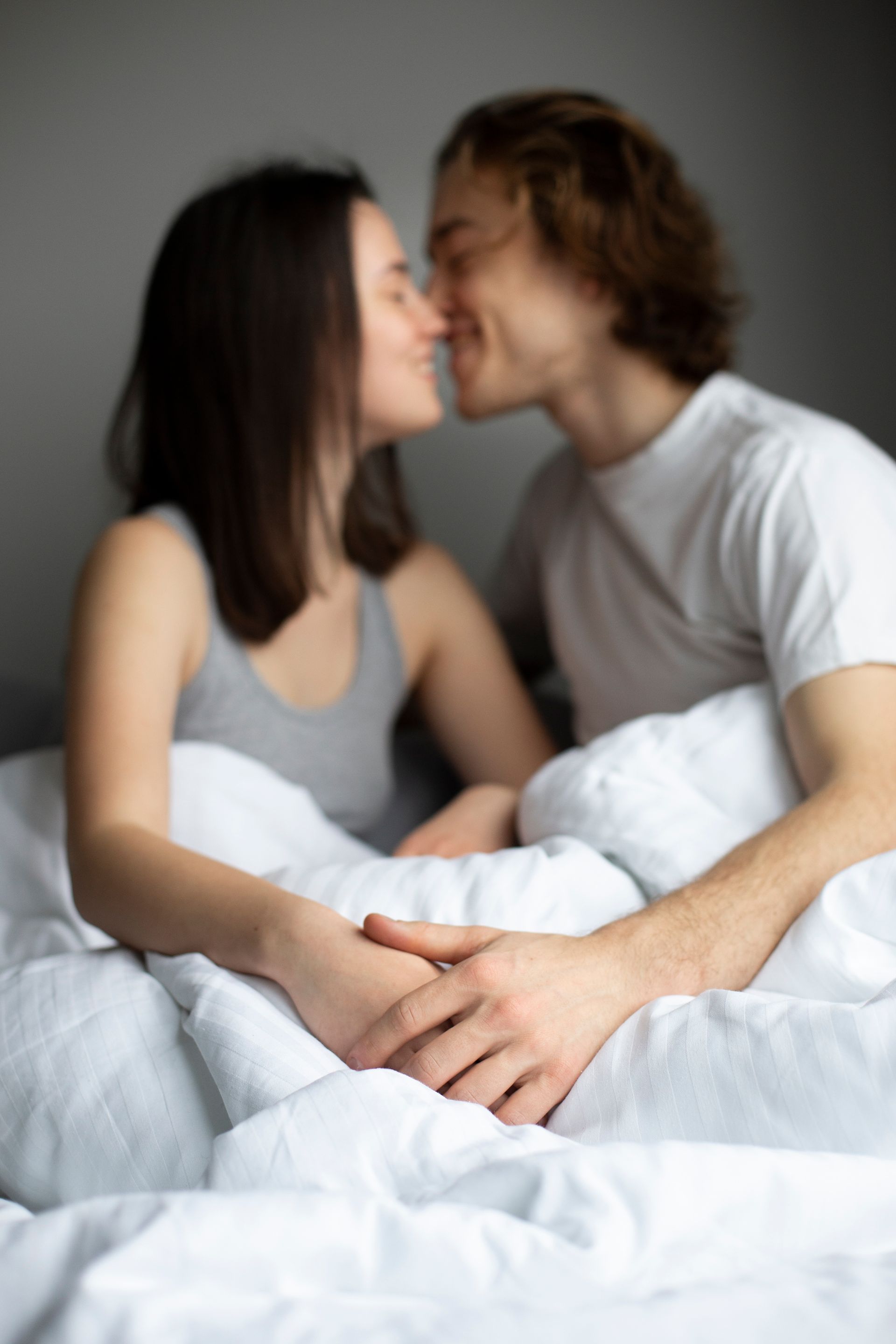 couple holding hands
