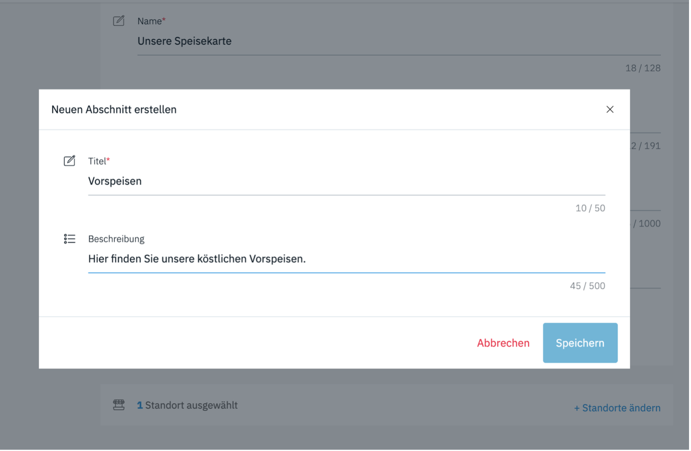 Ein Screenshot eines Computerbildschirms mit einem Popup-Fenster.