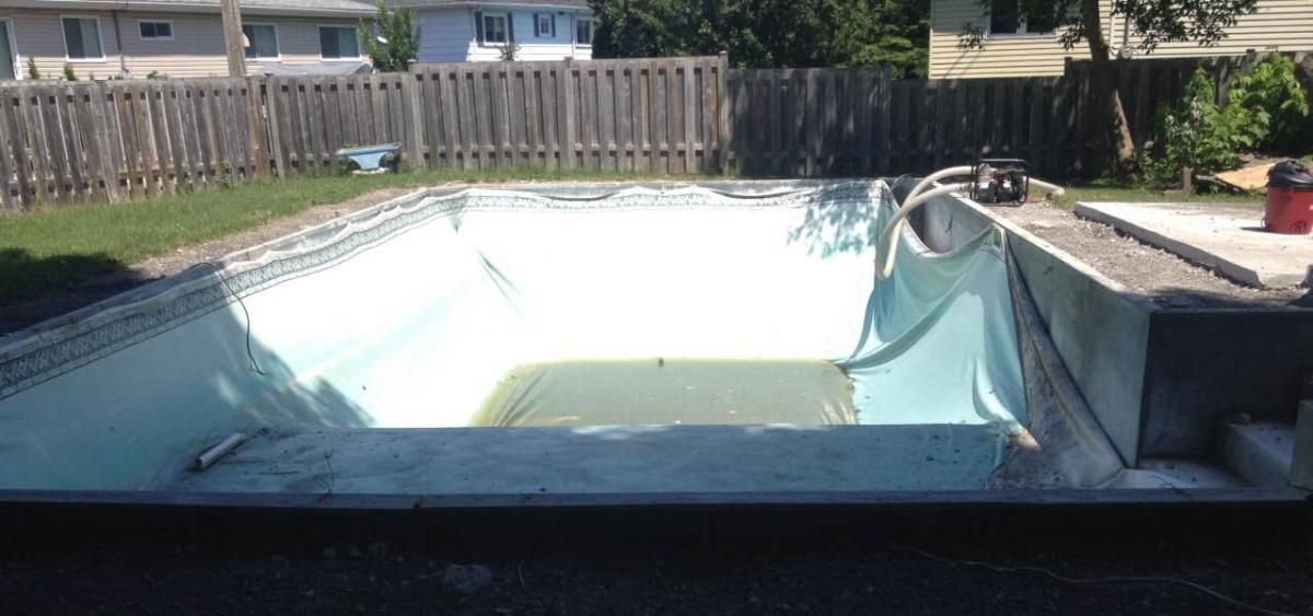 Remplacement de toile de piscine