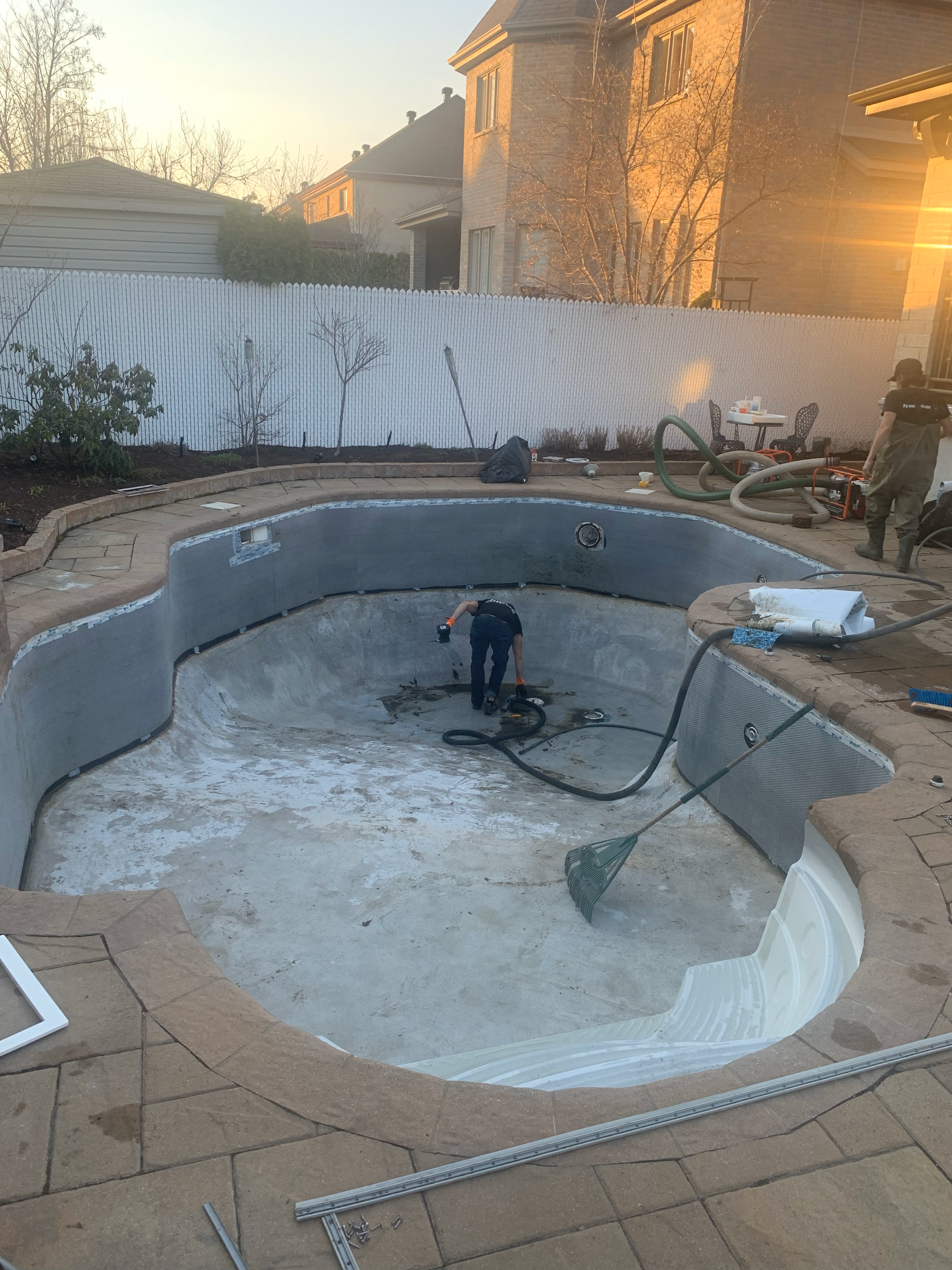 Installation de piscine