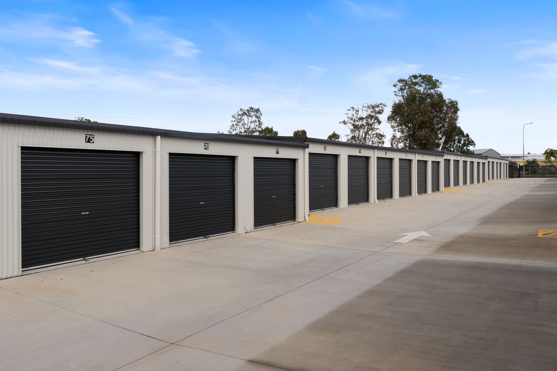 Storage Units on a Beautiful Day — The Bay Self Storage In Urangan, QLD
