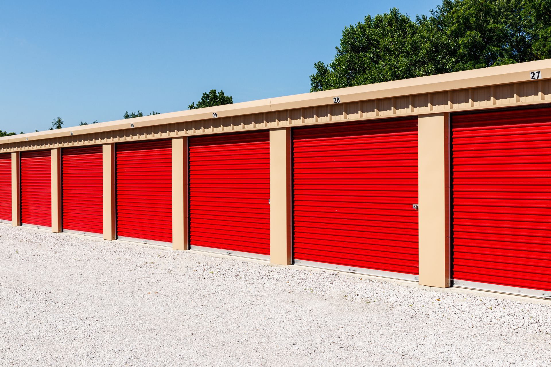 Red Storage Sheds in Hervey Bay