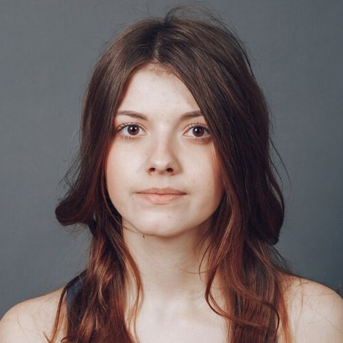 Girl in a jacket